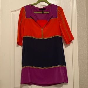 BCBG color block dress